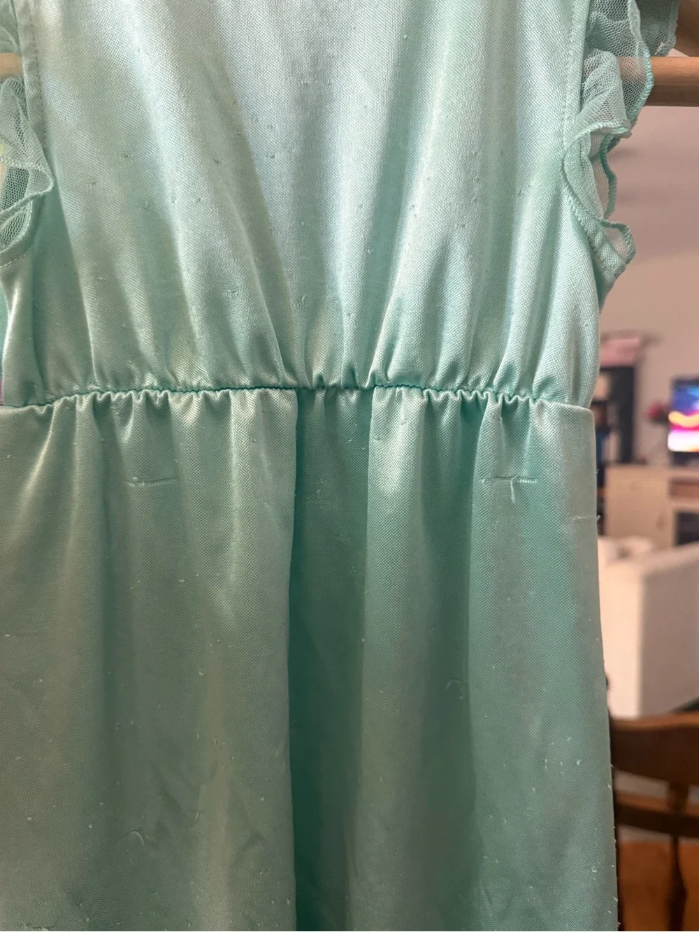 Little Mermaid Dress with Ruffle Hem